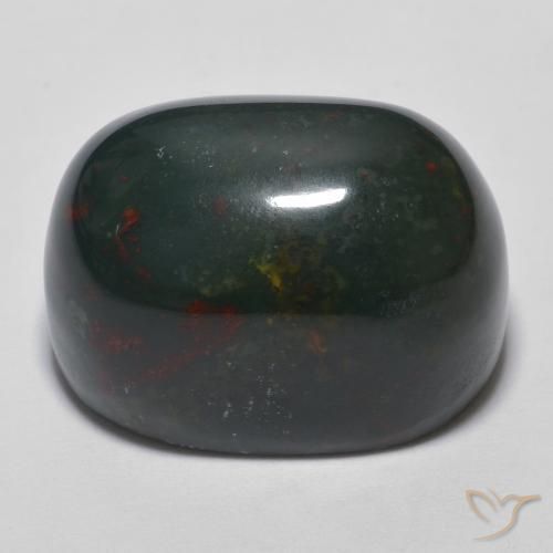 Pietra del sangue Multicolore naturale da 21.46 ct, Ovale, Opaco