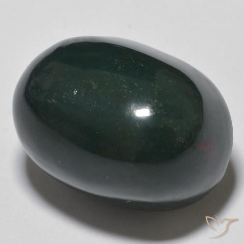 Pietra del sangue Multicolore naturale da 23.49 ct, Ovale, Opaco