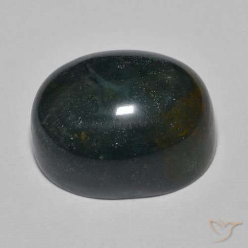 Pietra del sangue Multicolore naturale da 25.67 ct, Ovale, Opaco