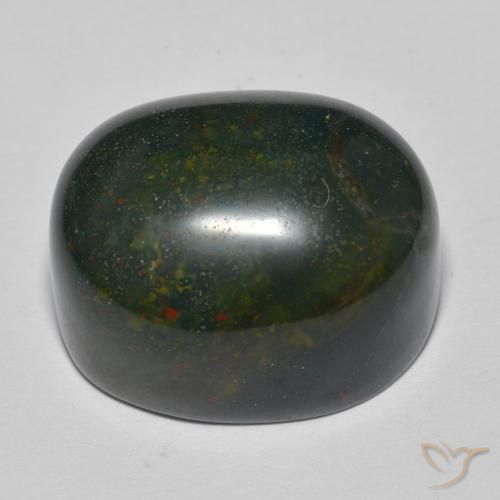 Pietra del sangue Multicolore naturale da 35.43 ct, Ovale, Opaco