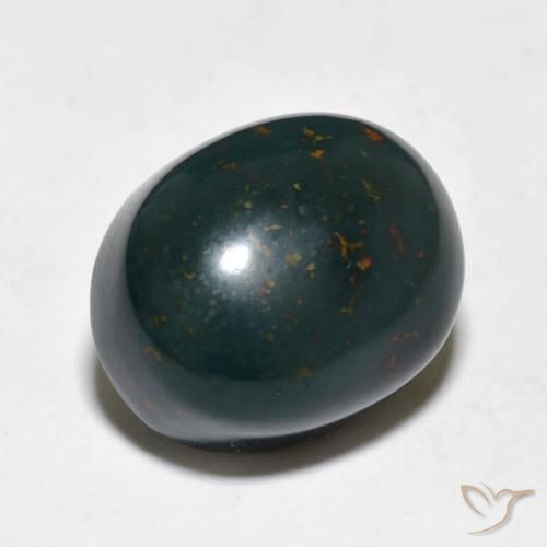 Pietra del sangue Multicolore naturale da 10.93 ct, Ovale, Opaco