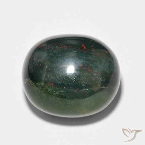 Pietra del sangue Multicolore naturale da 14.34 ct, Ovale, Opaco
