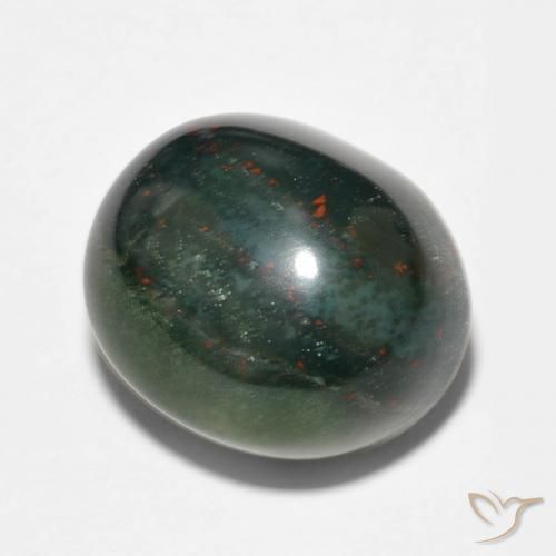 Pietra del sangue Multicolore naturale da 14.34 ct, Ovale, Opaco