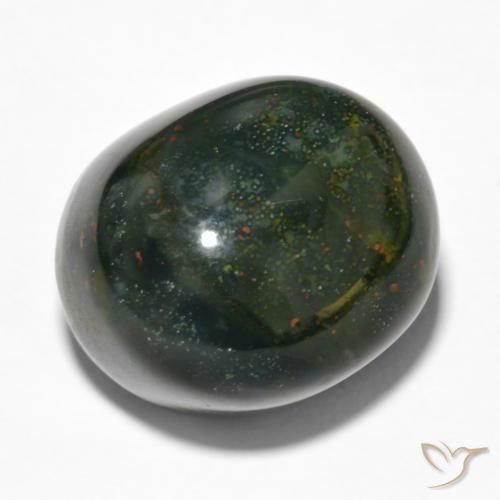 Pietra del sangue Multicolore naturale da 28.48 ct, Ovale, Opaco