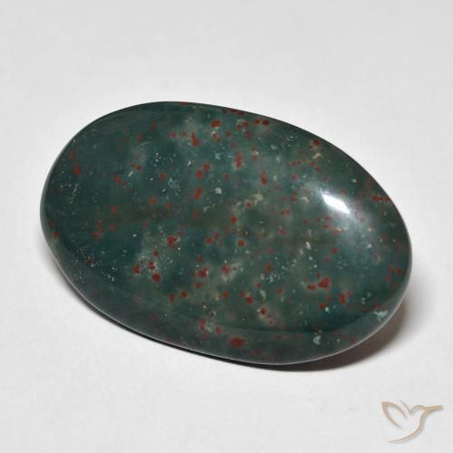 Pietra del sangue Multicolore naturale da 18.31 ct, Ovale, Opaco