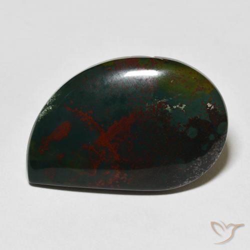 23.12ct Naturale Multicolore Pietra del sangue, Taglio a fantasia, Opaco