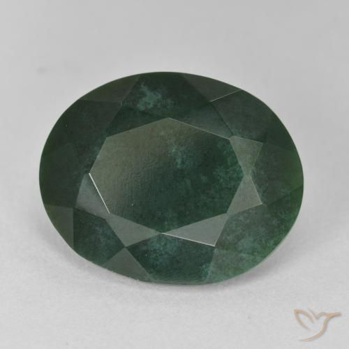 Pietra del sangue Verde multicolore naturale da 10.38 ct, Ovale, Opaco