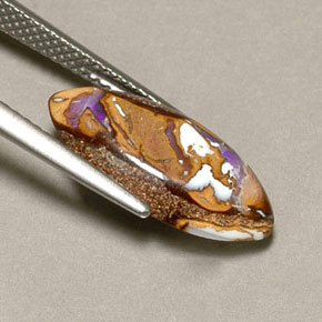 Opale masso Multicolore naturale da 4.34 ct, Taglio marquise, Opaco