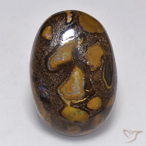 Opale masso Multicolore naturale da 13.14 ct, Ovale, Opaco
