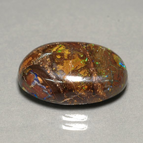 Opale masso Multicolore naturale da 10.06 ct, Taglio ovale, Opaco