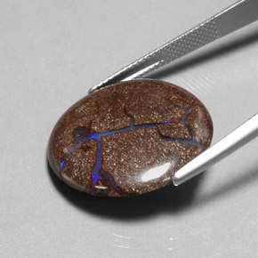 Opale masso Multicolore naturale da 14.62 ct, Taglio rotondo, Opaco