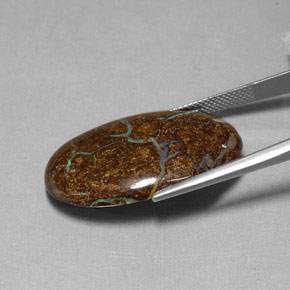 Opale masso Multicolore naturale da 27.95 ct, Taglio ovale, Opaco