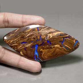 Opale boulder naturale multicolore da 206,20 ct, forma fantasia, opaco
