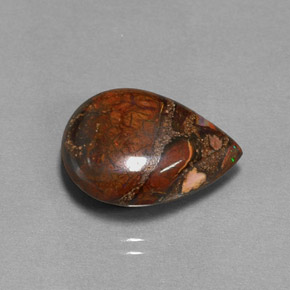 Opale masso Multicolore naturale da 11.35 ct, Forma a pera, Opaco