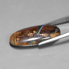 Opale masso Multicolore naturale da 18.40 ct, Taglio ovale, Opaco