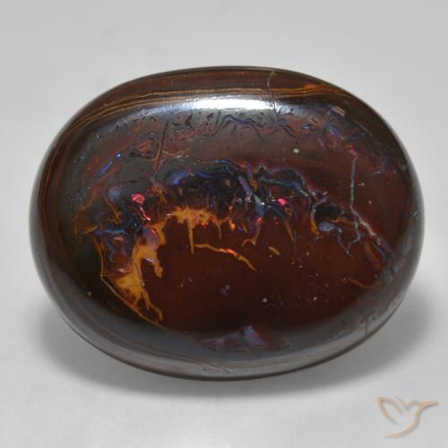 Opale masso Multicolore naturale da 28.58 ct, Ovale, Opaco