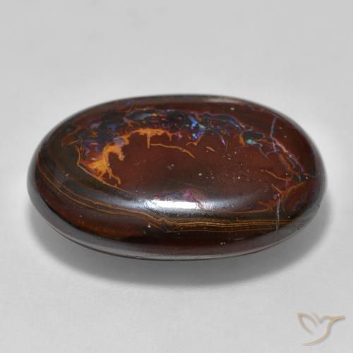 Opale masso Multicolore naturale da 28.58 ct, Ovale, Opaco