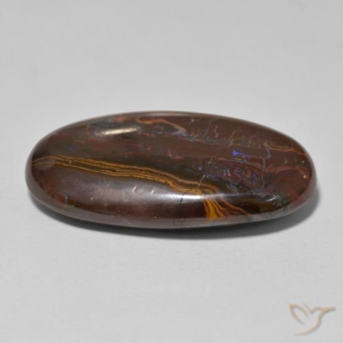 Opale masso Multicolore naturale da 20.92 ct, Ovale, Opaco