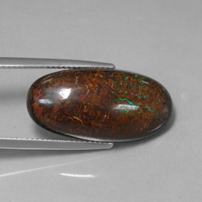 Opale masso Multicolore naturale da 18.55 ct, Taglio ovale, Opaco