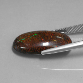 Opale masso Multicolore naturale da 18.55 ct, Taglio ovale, Opaco