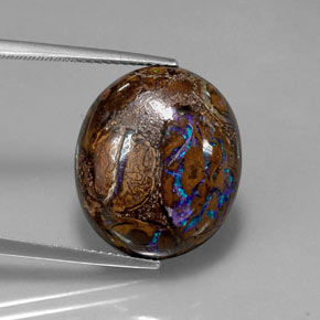 Opale masso Multicolore naturale da 19.97 ct, Taglio ovale, Opaco