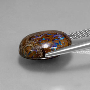 Opale masso Multicolore naturale da 19.97 ct, Taglio ovale, Opaco