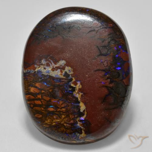 Opale masso Multicolore naturale da 22.54 ct, Ovale, Opaco