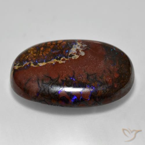 Opale masso Multicolore naturale da 22.54 ct, Ovale, Opaco