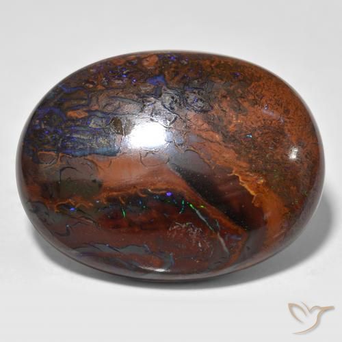 Opale masso Multicolore naturale da 42.73 ct, Ovale, Opaco