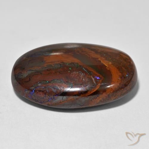 Opale masso Multicolore naturale da 42.73 ct, Ovale, Opaco