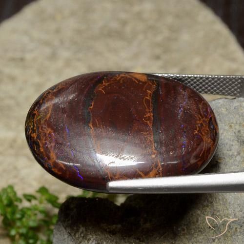 Opale masso Multicolore naturale da 54.71 ct, Ovale, Opaco