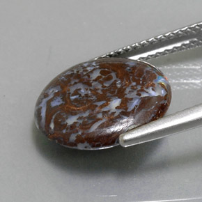 Opale masso Multicolore naturale da 4.48 ct, Taglio rotondo, Opaco