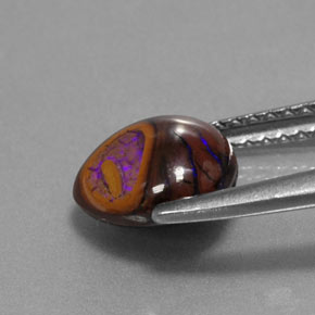 Opale masso Multicolore naturale da 2.05 ct, Forma a pera, Opaco