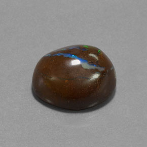 Opale boulder naturale multicolore da 14,85 ct, forma fantasia, opaco