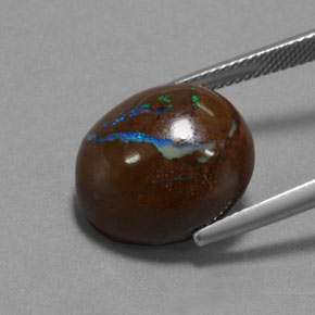 Opale boulder naturale multicolore da 14,85 ct, forma fantasia, opaco