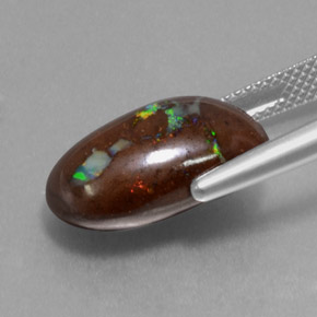 Opale masso Multicolore naturale da 9.75 ct, Taglio ovale, Opaco