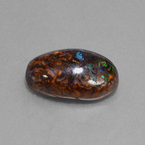 Opale masso Multicolore naturale da 9.69 ct, Taglio ovale, Opaco