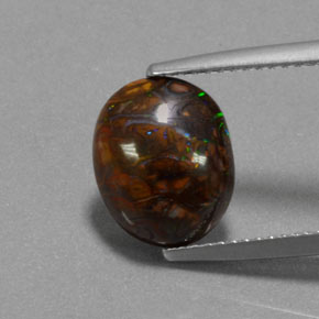 Opale masso Multicolore naturale da 4.95 ct, Taglio ovale, Opaco