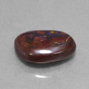 Opale boulder naturale multicolore da 4,96 ct, forma fantasia, opaco