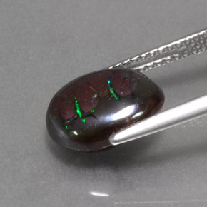 Opale masso Multicolore naturale da 4.60 ct, Ovale, Opaco