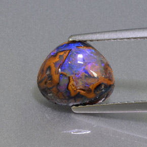 Opale masso Multicolore naturale da 2.57 ct, Forma fantasia, Opaco