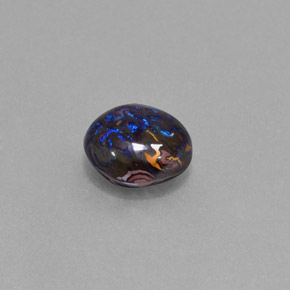 Opale boulder naturale multicolore da 2,96 ct, forma fantasia, opaco
