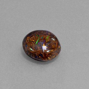 Opale masso Multicolore naturale da 4.42 ct, Taglio rotondo, Opaco