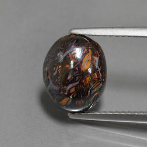 Opale masso Multicolore naturale da 4.33 ct, Taglio ovale, Opaco