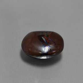 Opale masso Multicolore naturale da 4.97 ct, Taglio ovale, Opaco