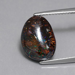 Opale masso Multicolore naturale da 5.77 ct, Forma fantasia, Opaco