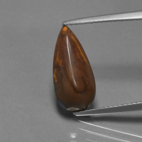 Opale masso Multicolore naturale da 4.00 ct, Forma a pera, Opaco