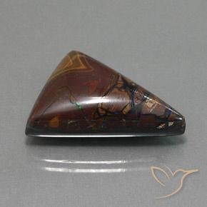 Opale masso Multicolore naturale da 33.93 ct, Taglio trillion, Opaco