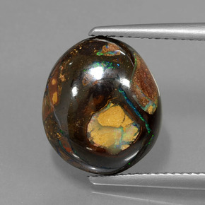 Opale masso Multicolore naturale da 9.05 ct, Forma fantasia, Opaco