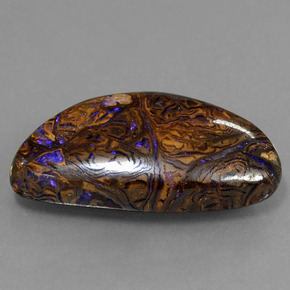 Opale boulder naturale multicolore da 8,17 ct, forma fantasia, opaco